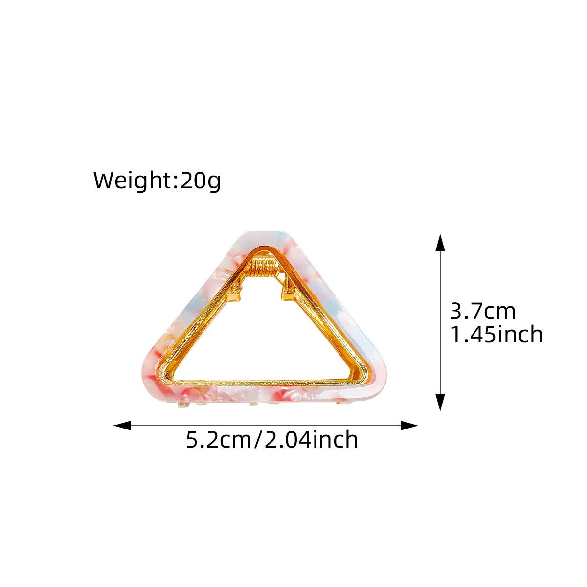 Triangle Tortoise Hair Claw