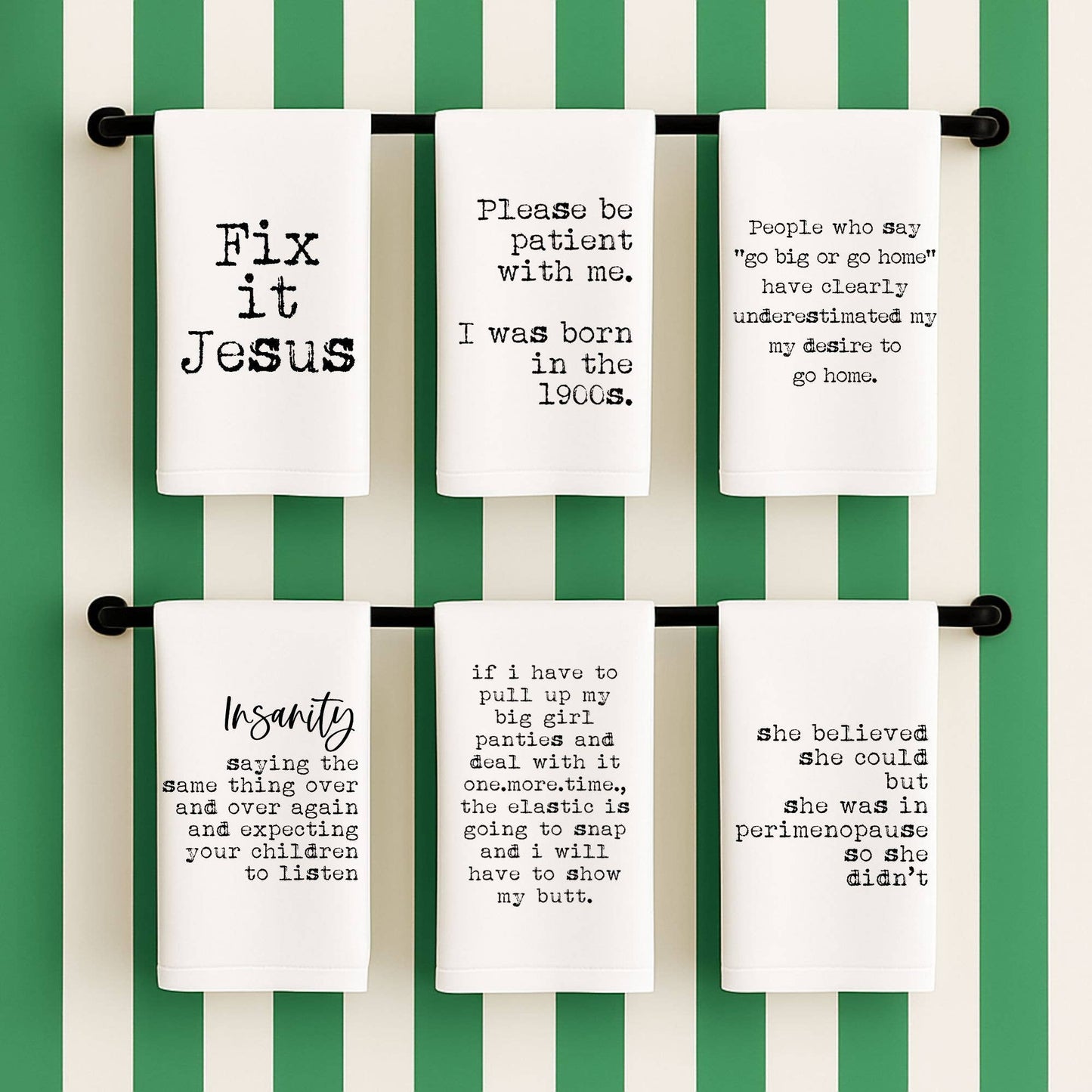 Funny gift Towel | Born in 1900s, 40s flour sack towel
