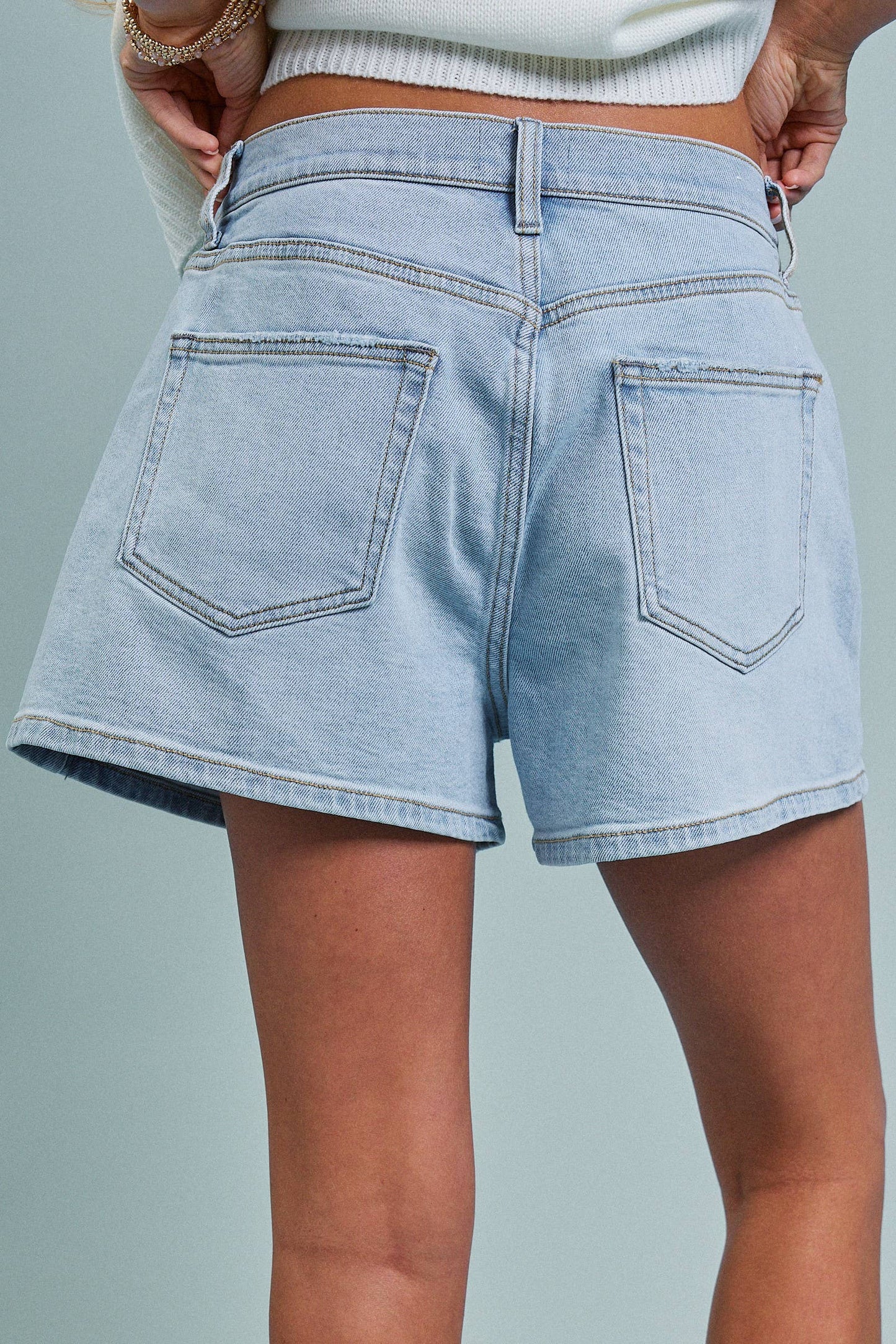 Classic Relaxed Everyday Denim Shorts