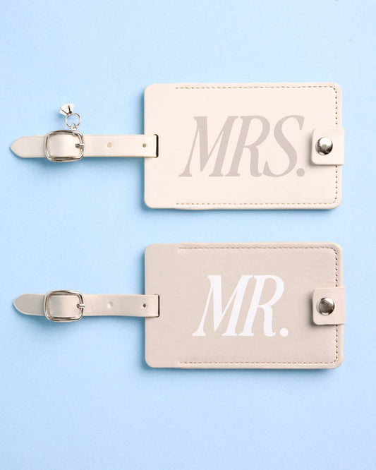 Mr And Mrs Luggage Tags