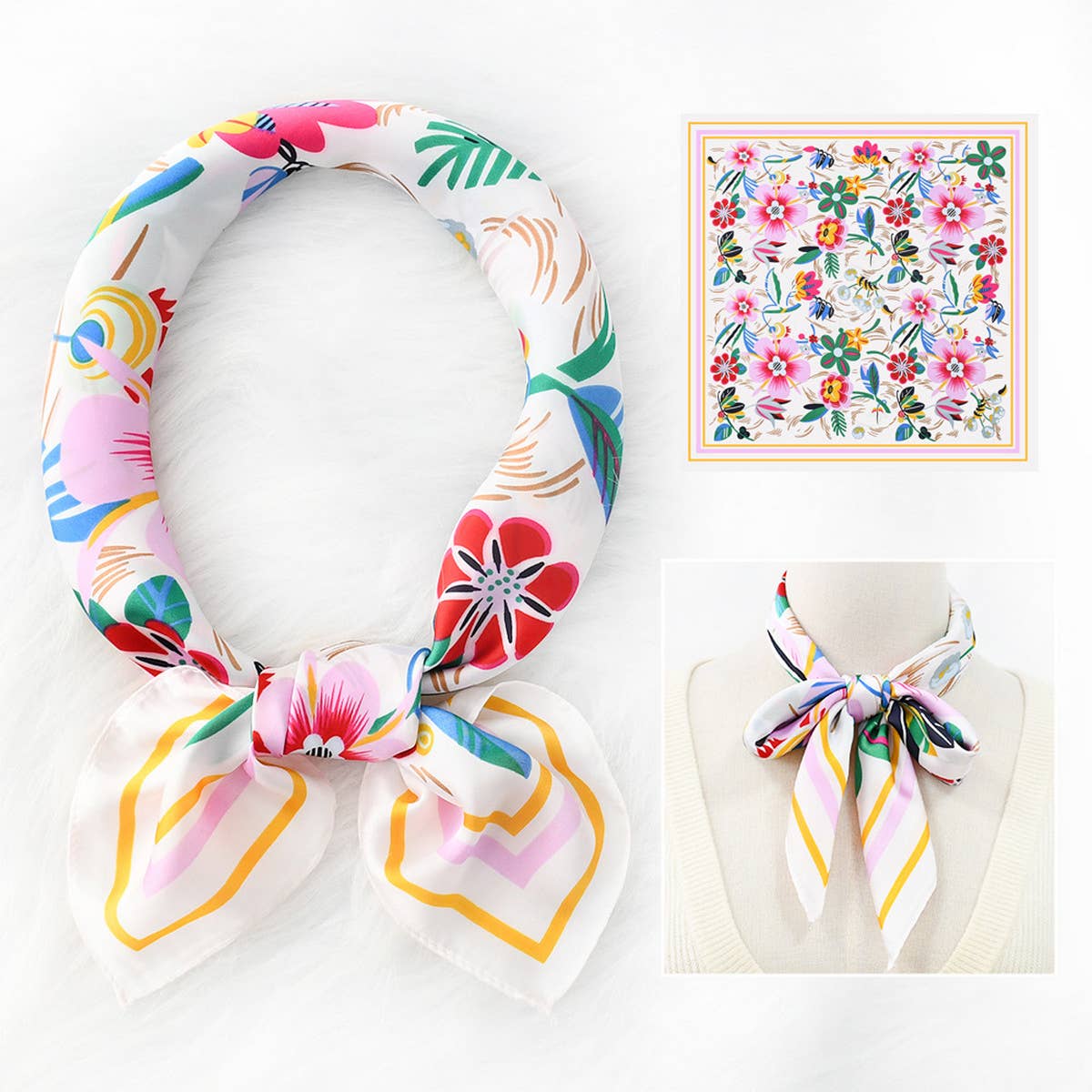 Floral Print  Scarf