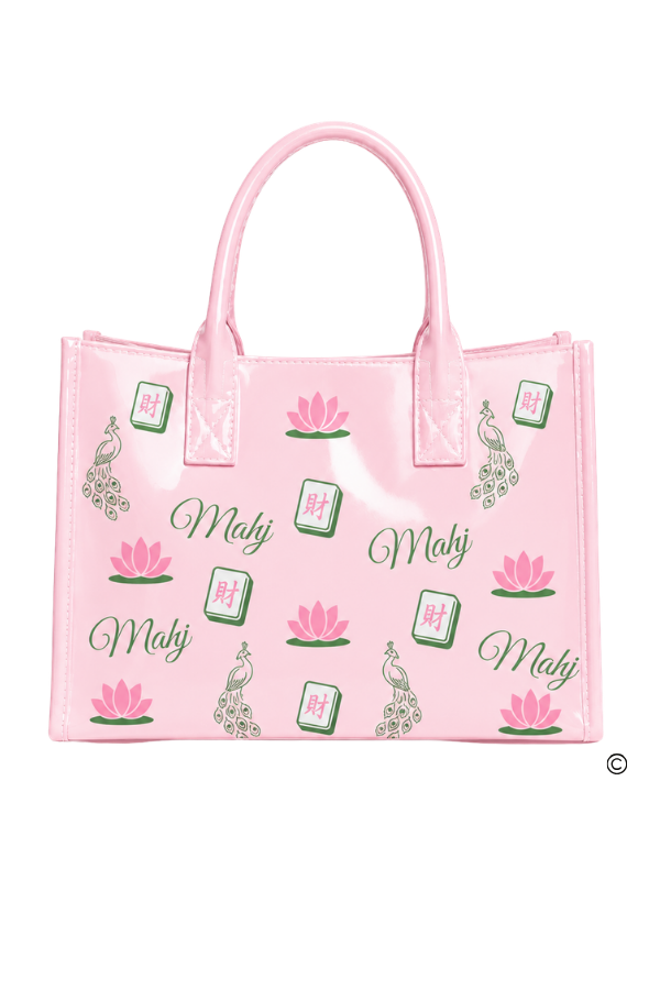 Southern Shuffle Pink Vinyl Tote©