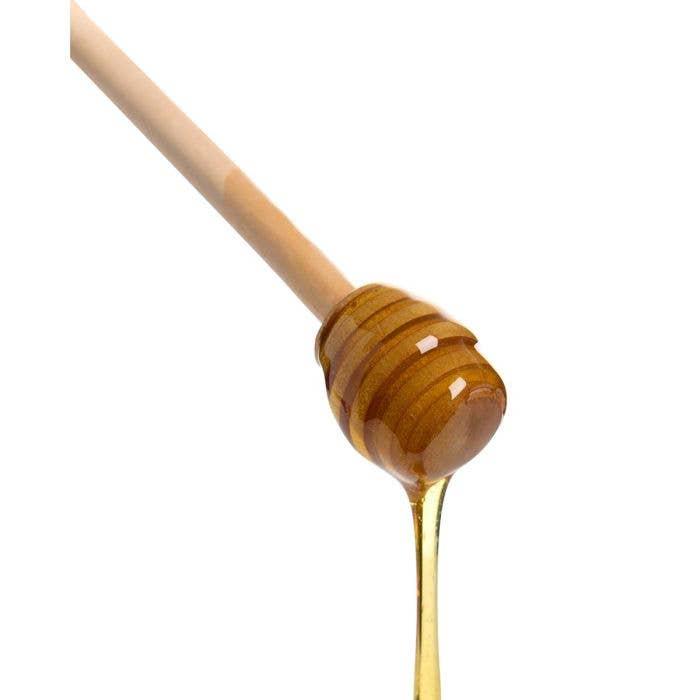 Glass Honey Jar with Lid and Honey Dipper