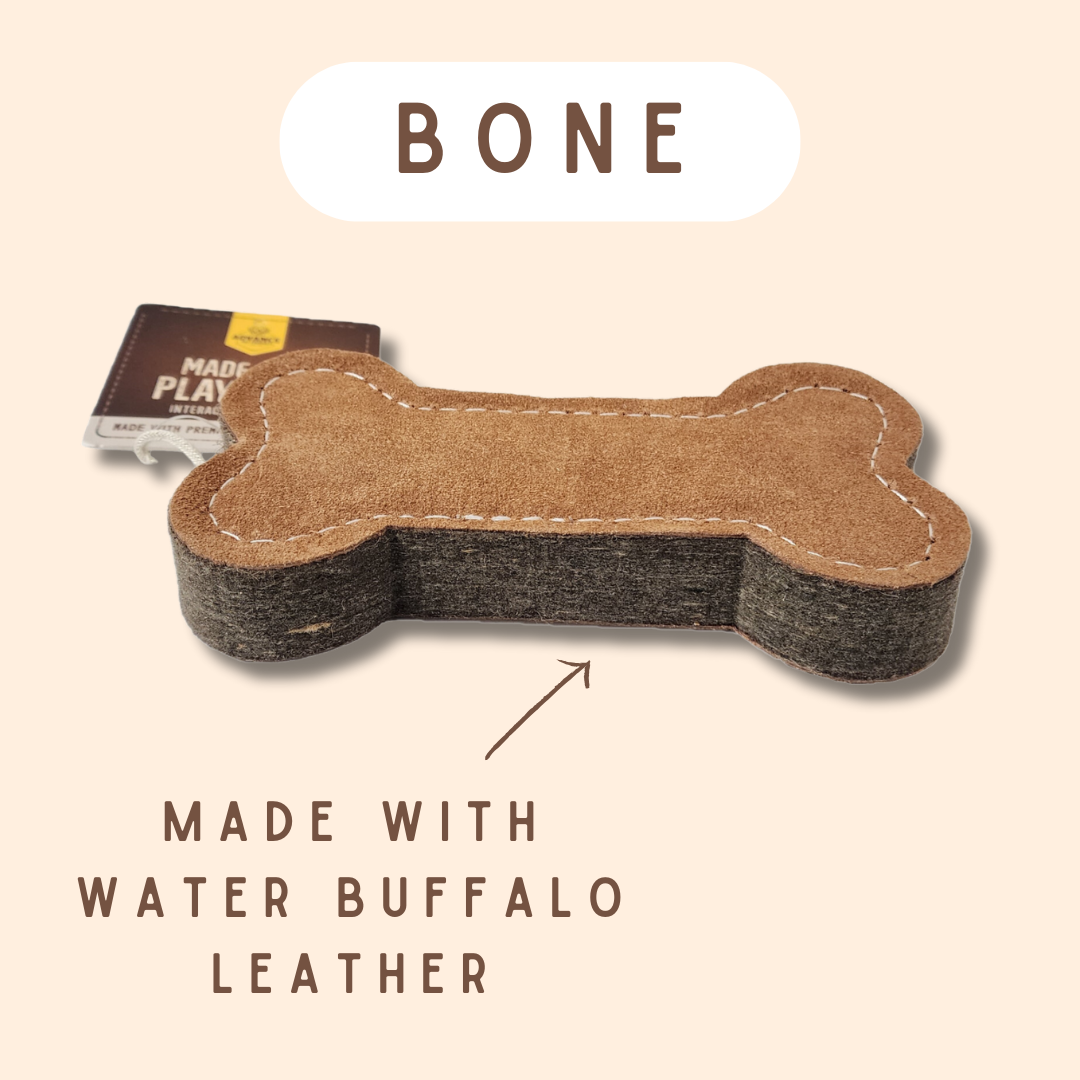 TUFF TOYS Leather Dog Toys