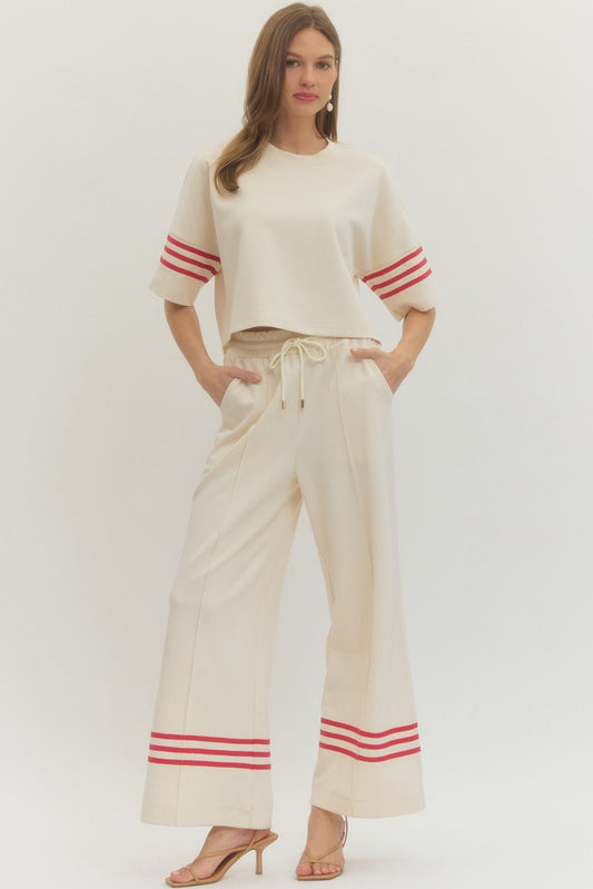 Red Stripe Set