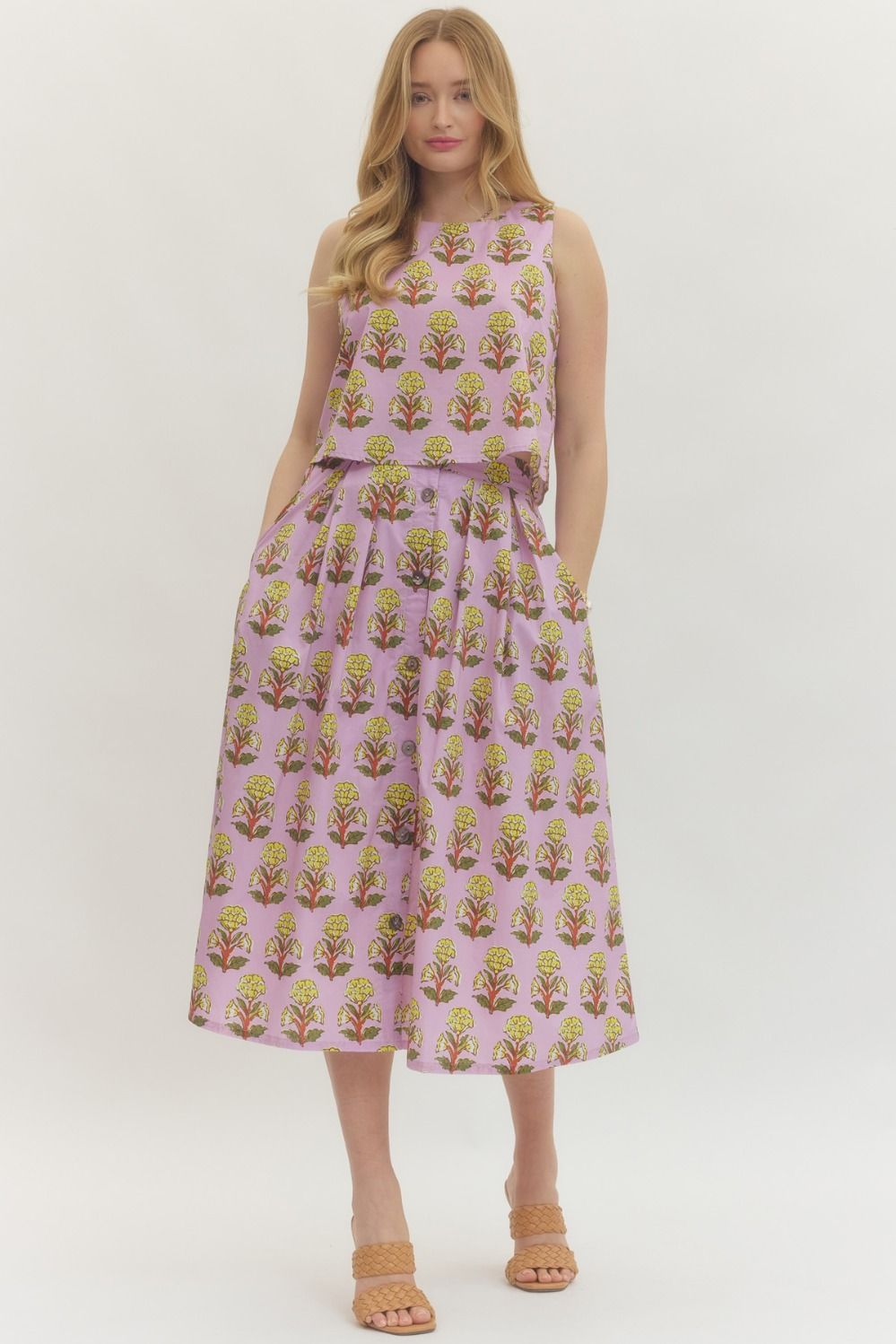 Lavendar Floral Set