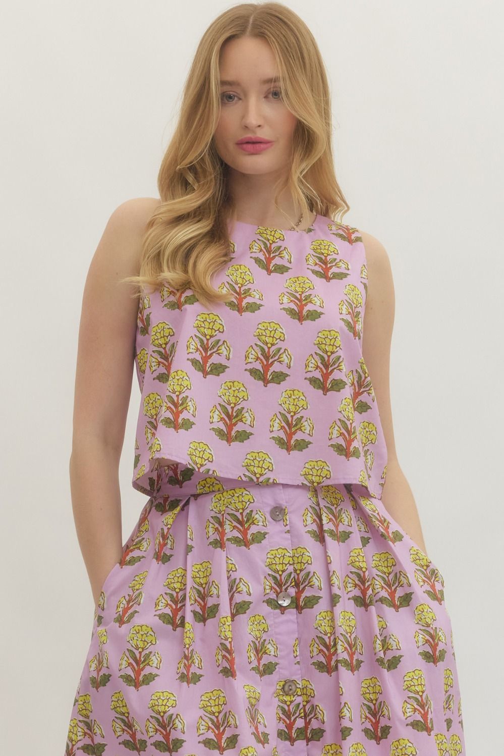 Lavendar Floral Set