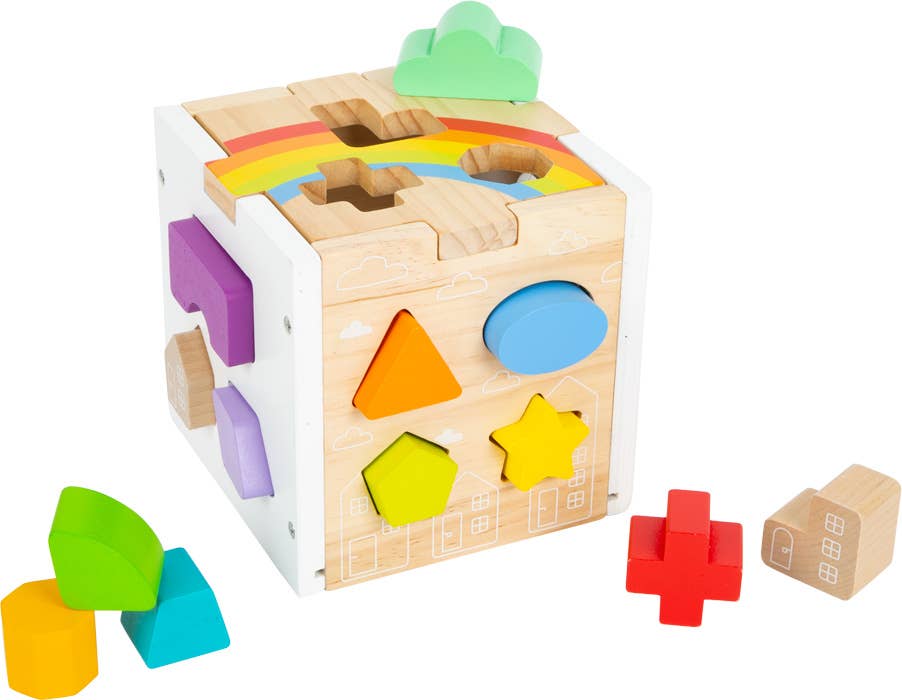 Small Foot Wooden Sorter Cube Playset