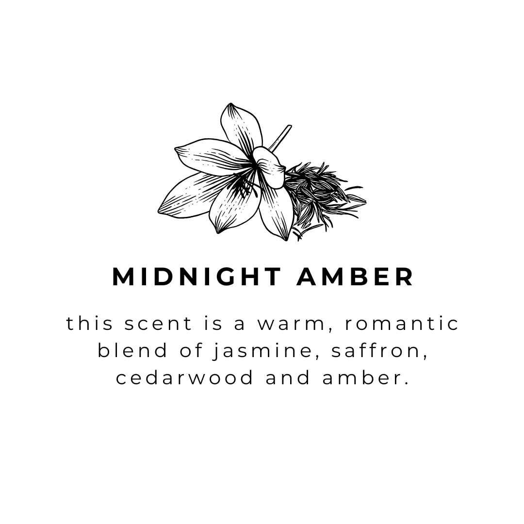 Midnight Amber- 16oz Amber Glass Soap-Handmade-Hand Wash