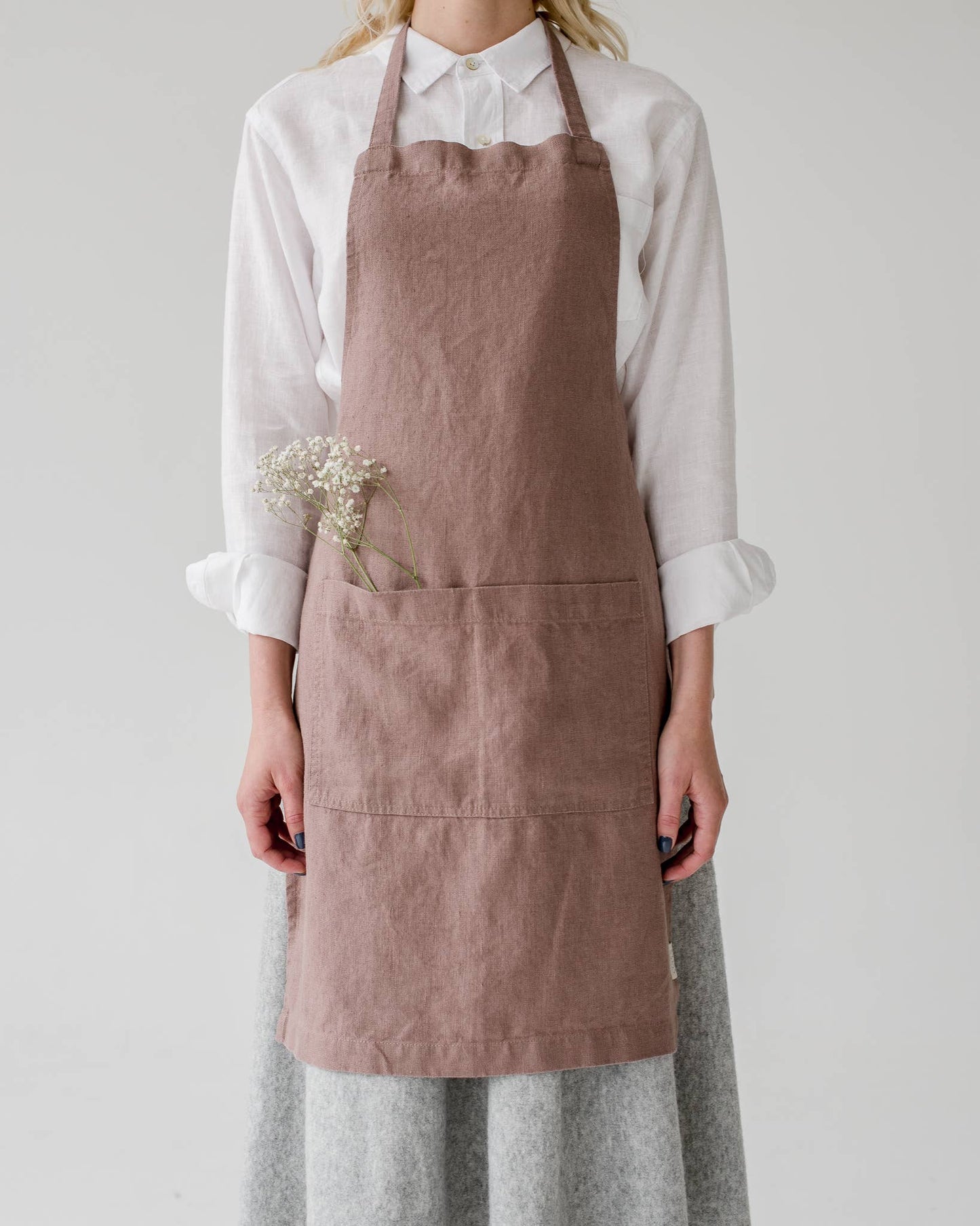Ashes of Roses Linen Daily Apron