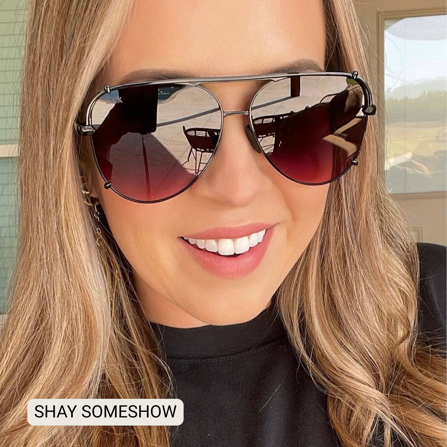 Dax - SHAY - Women's Polarized Large Hair Friendly Aviator