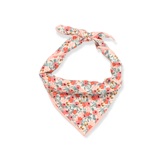 Rosa Peach Dog Bandana | The Oxford Dog