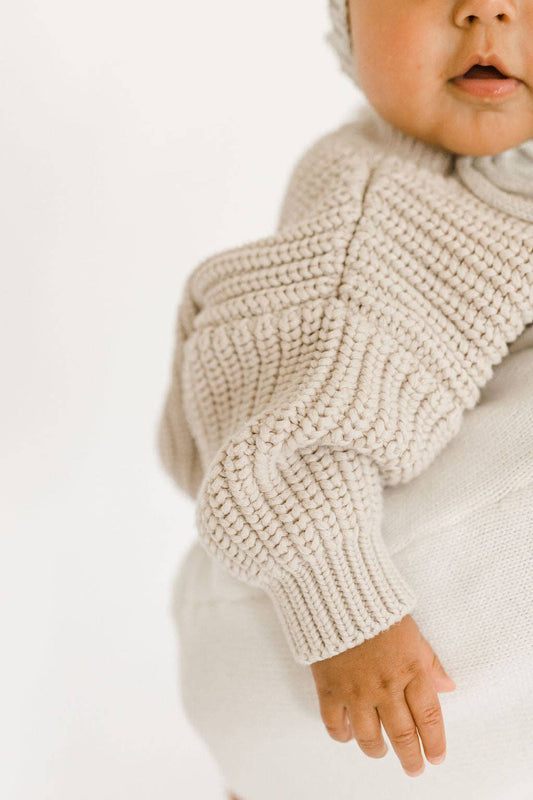 ‘Stone’ Chunky Knit Sweater