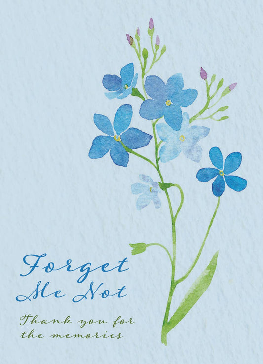 Thank You for the Memories - Forget Me Not Seed Packets