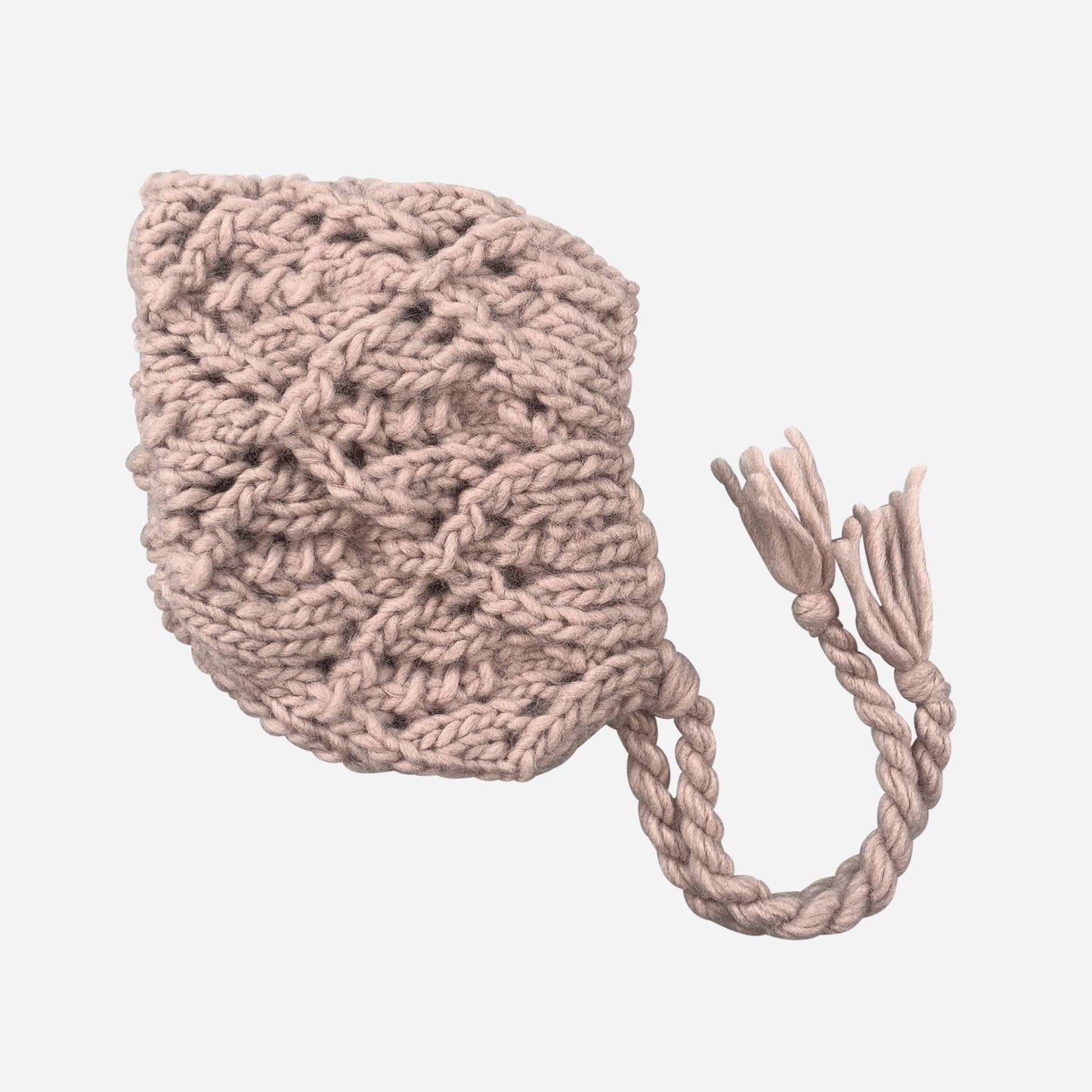 Blair Bonnet, Blush | Hand Knit Kids & Baby Hat
