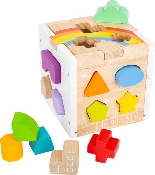 Small Foot Wooden Sorter Cube Playset