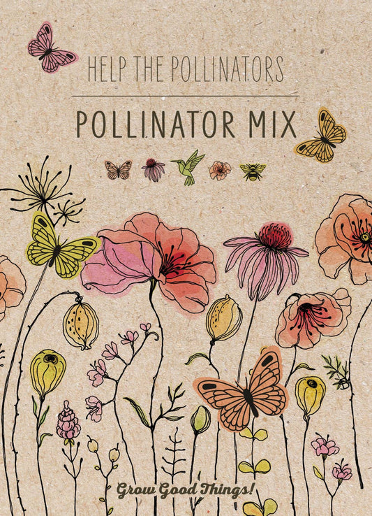 Pollinator Butterfly - Wildflower Mix Seed Packets