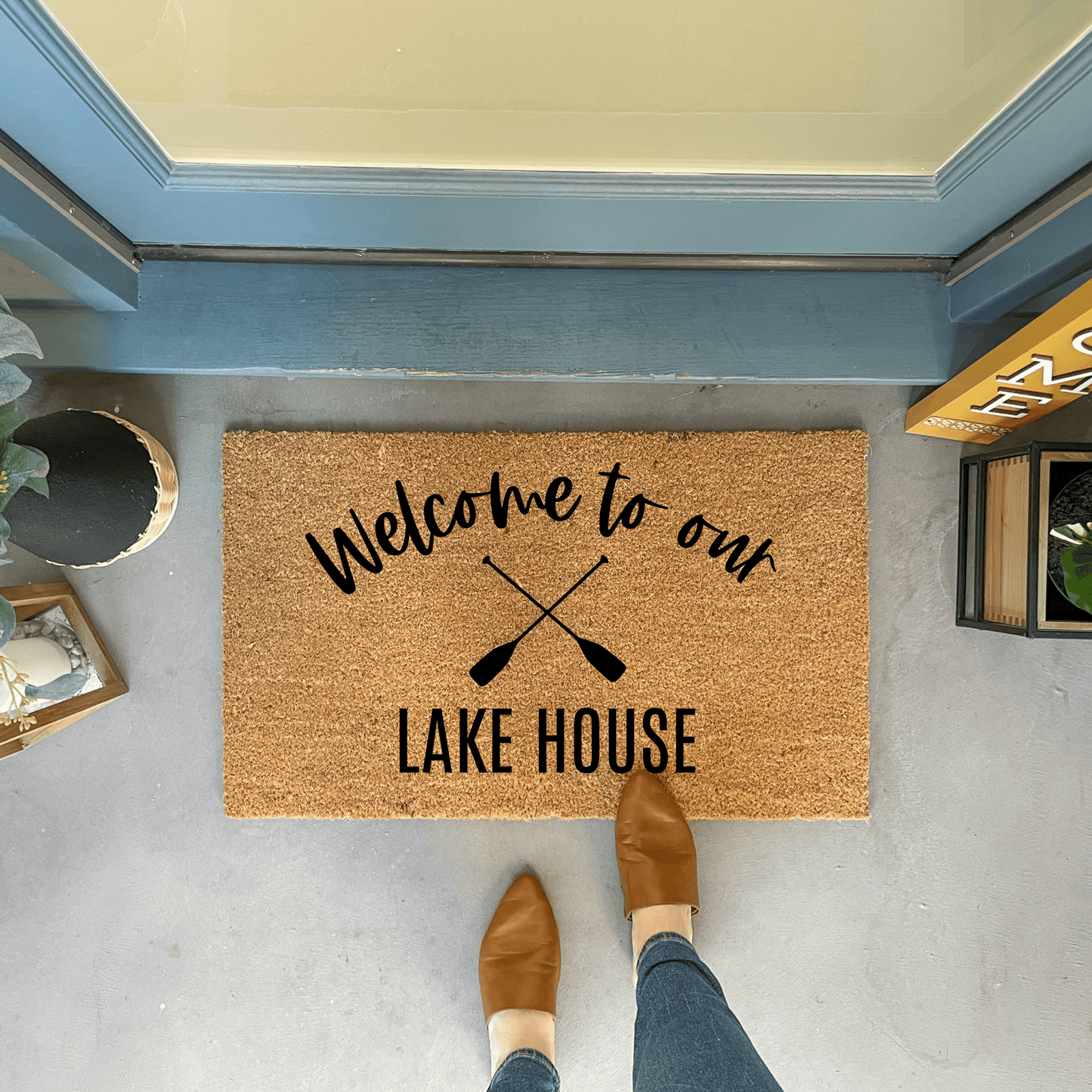 Welcome to Our Lakehouse Doormat