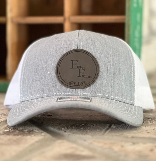 Leather Patch-Estes Farms Hat